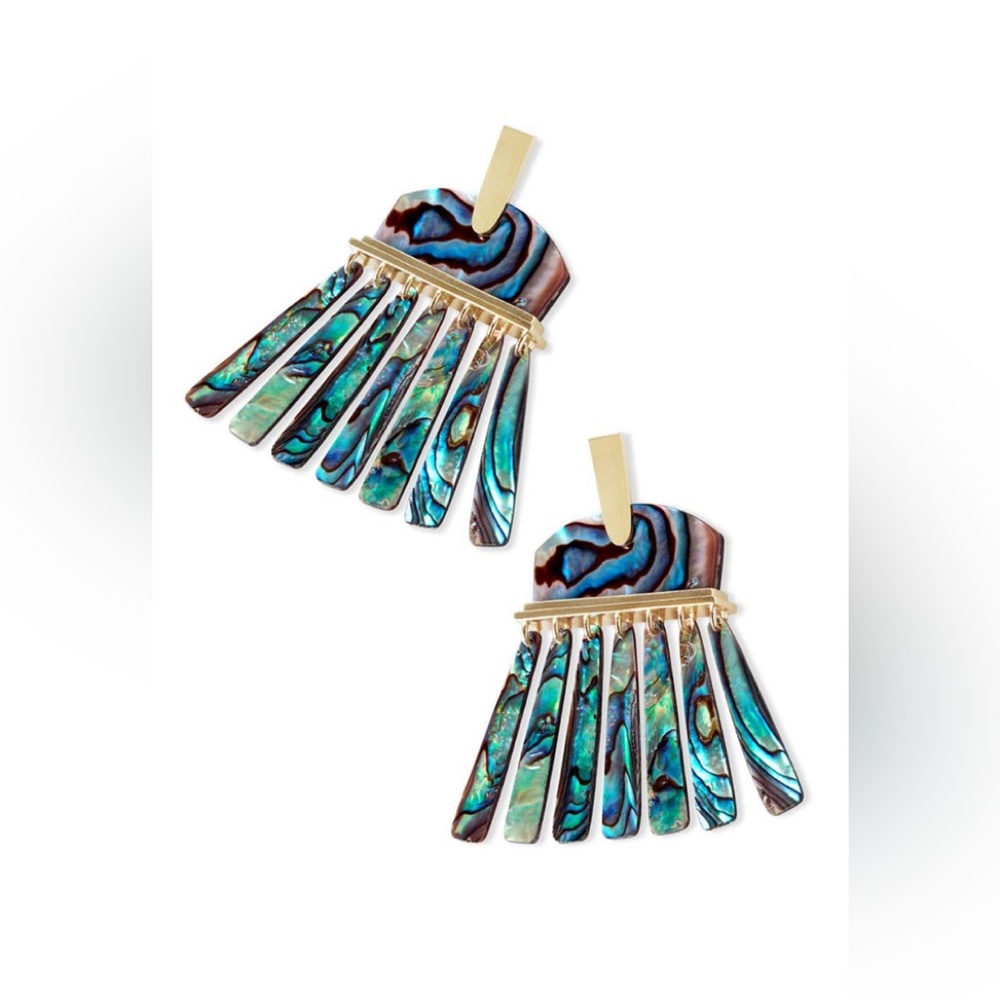 Kendra Scott Layne Abalone Statement Earrings